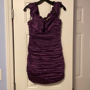 BCBGMaxAzria Ruched Cocktail Dress